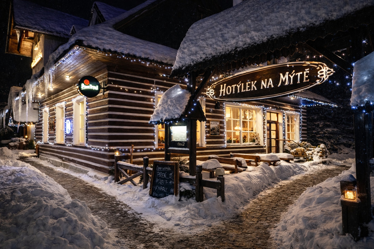 Zima v Hotýlku na Mýtě – bohatá polopenze