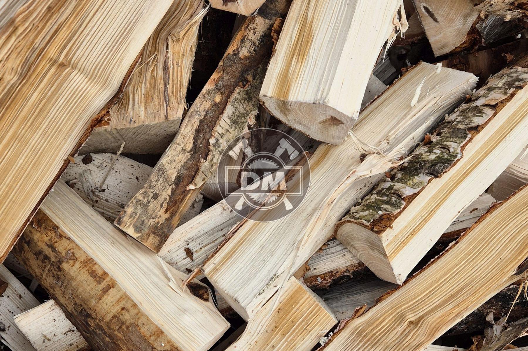 Štípané dřevo – bříza