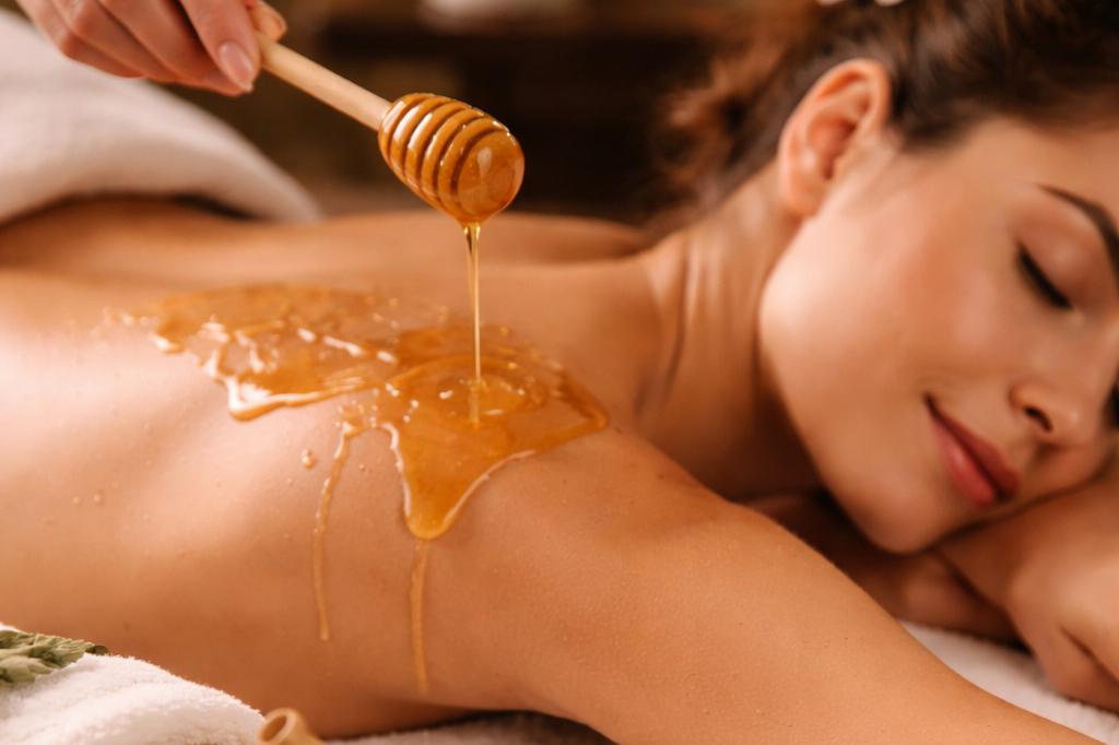 Medová detoxikační masáž