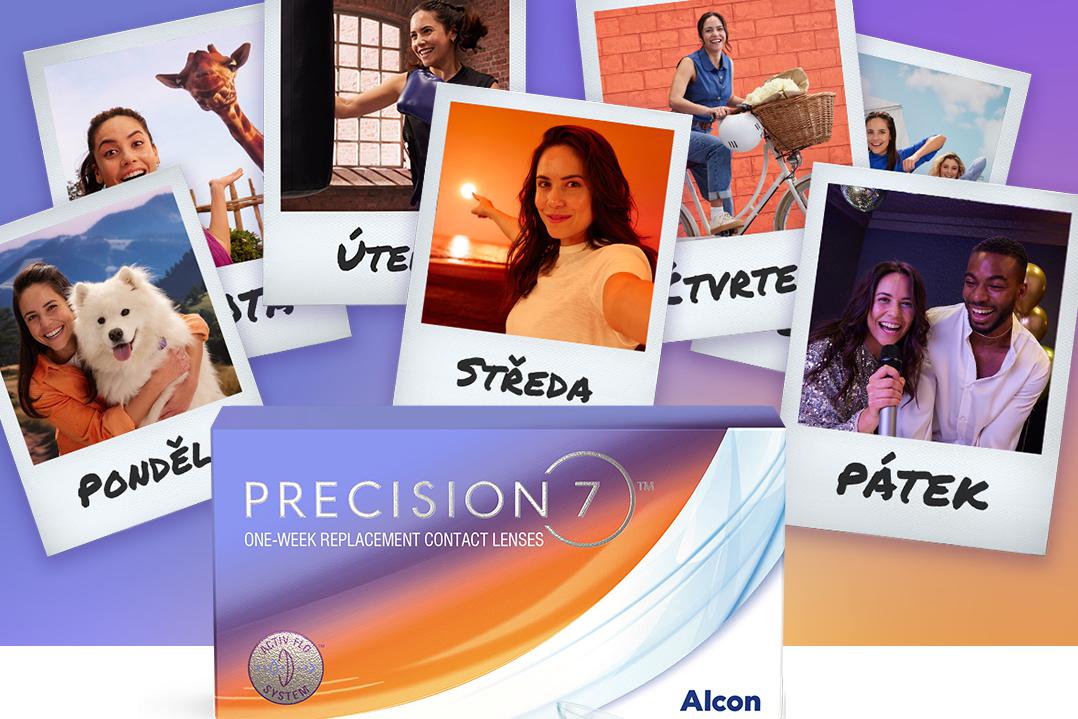 NOVINKA! Týdenní kontaktní čočky PRECISION7
