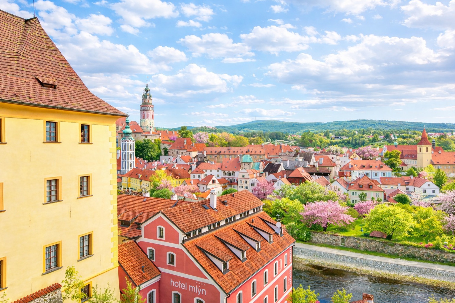 Jarní relax v Českém Krumlově s wellness - 3 dny