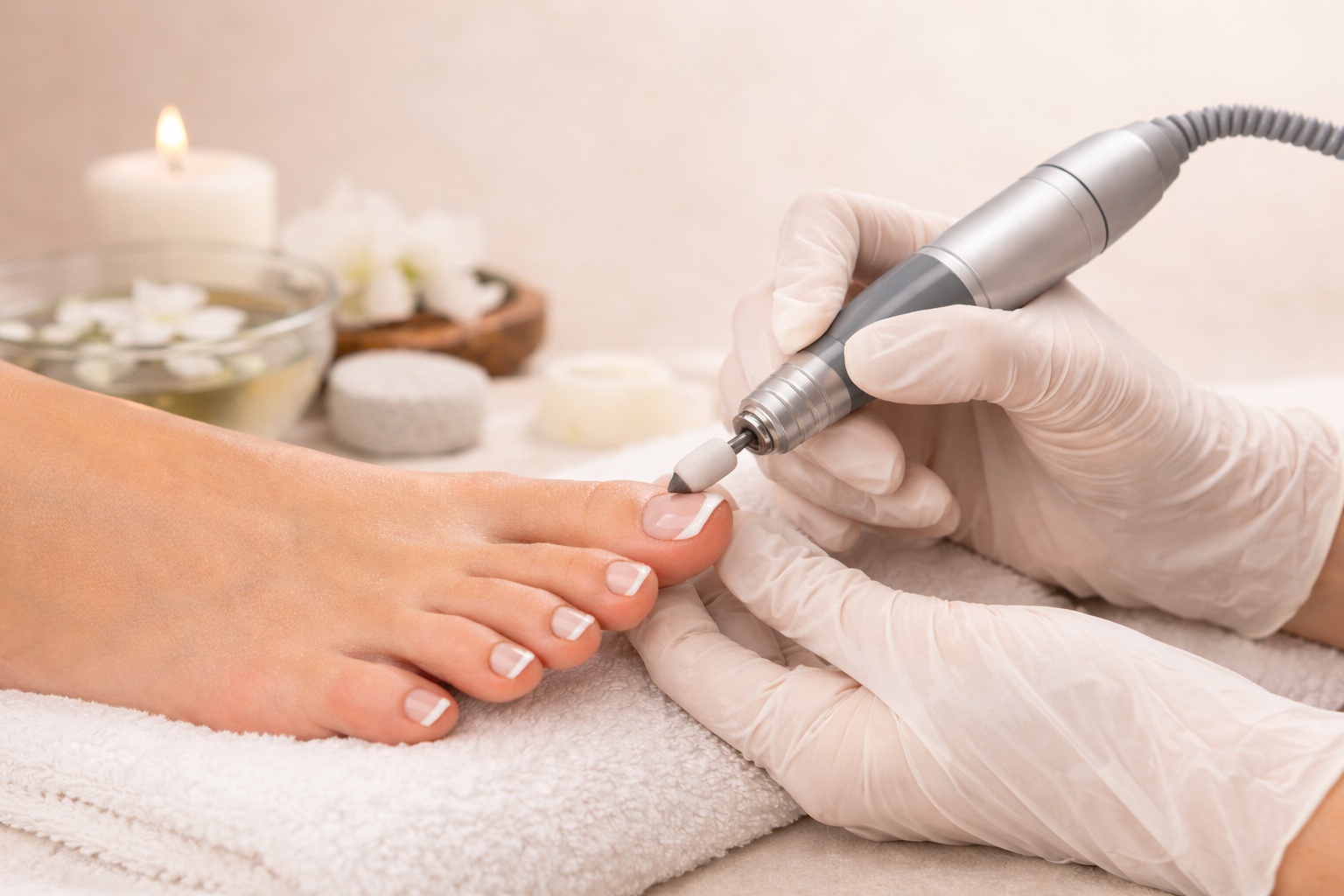 Diabetická přístrojová pedikúra