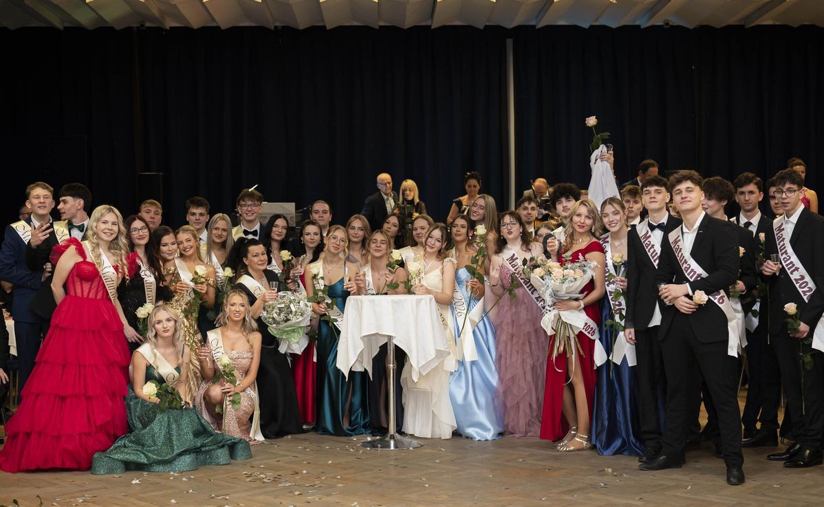 Focení maturitního plesu