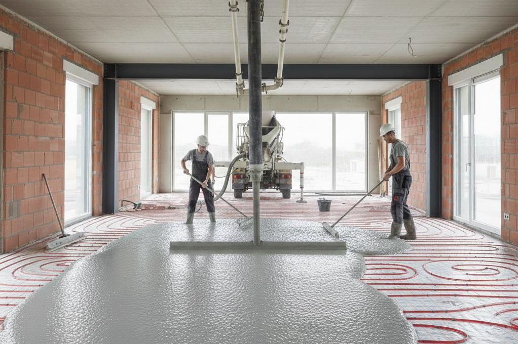 FLIESSBETON samonivelační na podlahy i s vytápěním