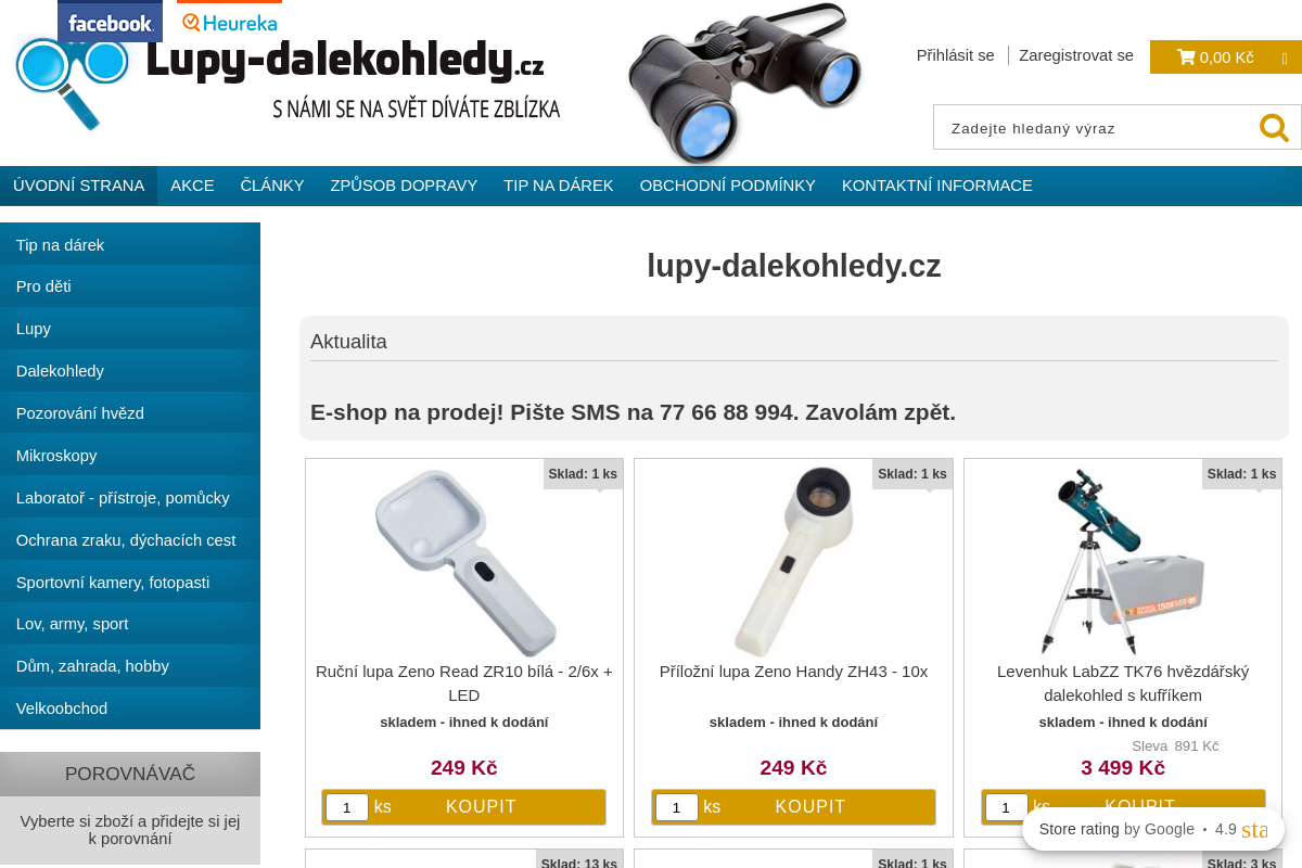 Lupy-dalekohledy.cz