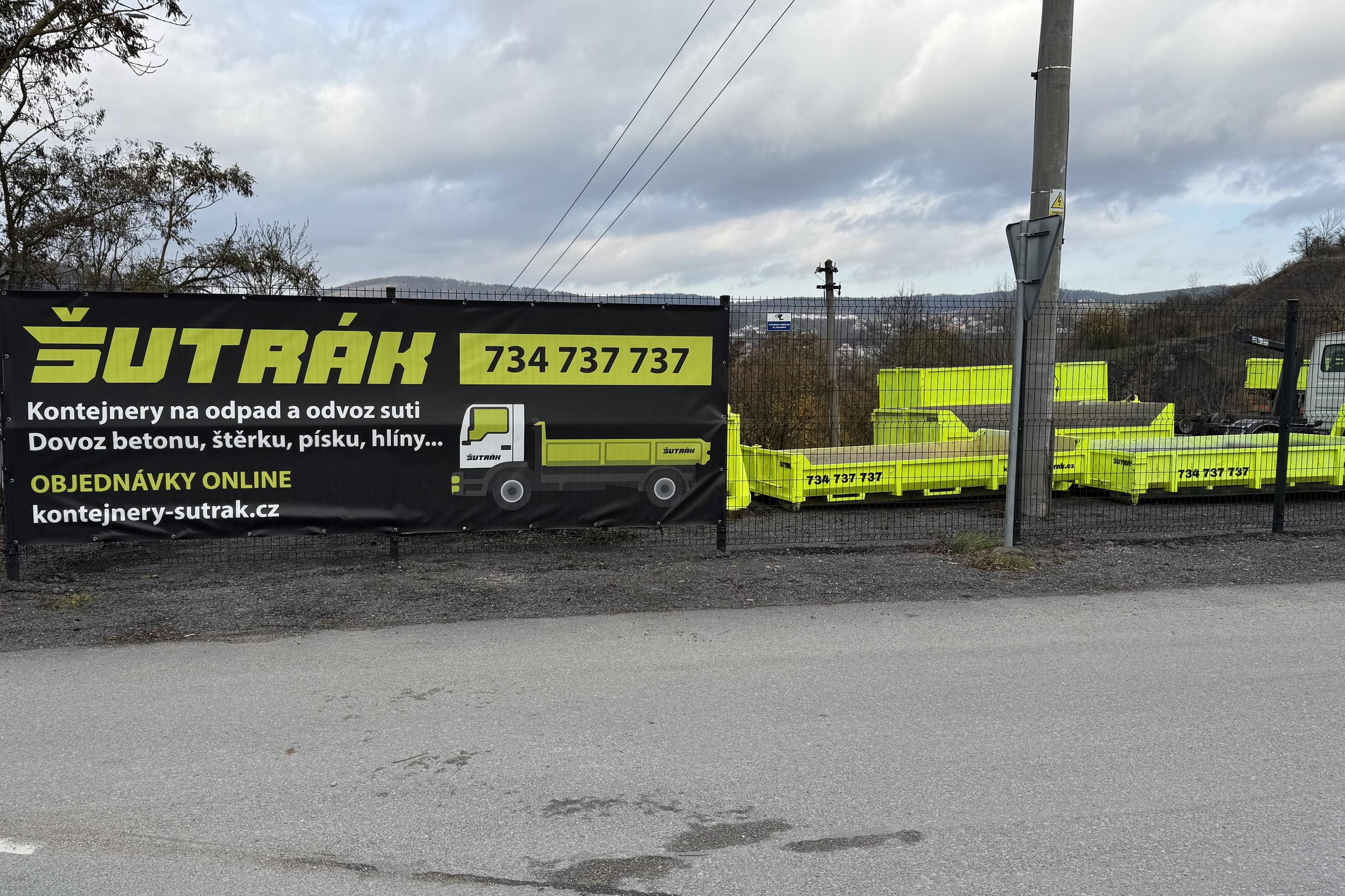 Kontejnery Šutrák