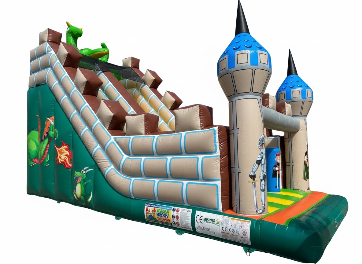 Půjčení nafukovacího skákacího hradu Dračí hrad