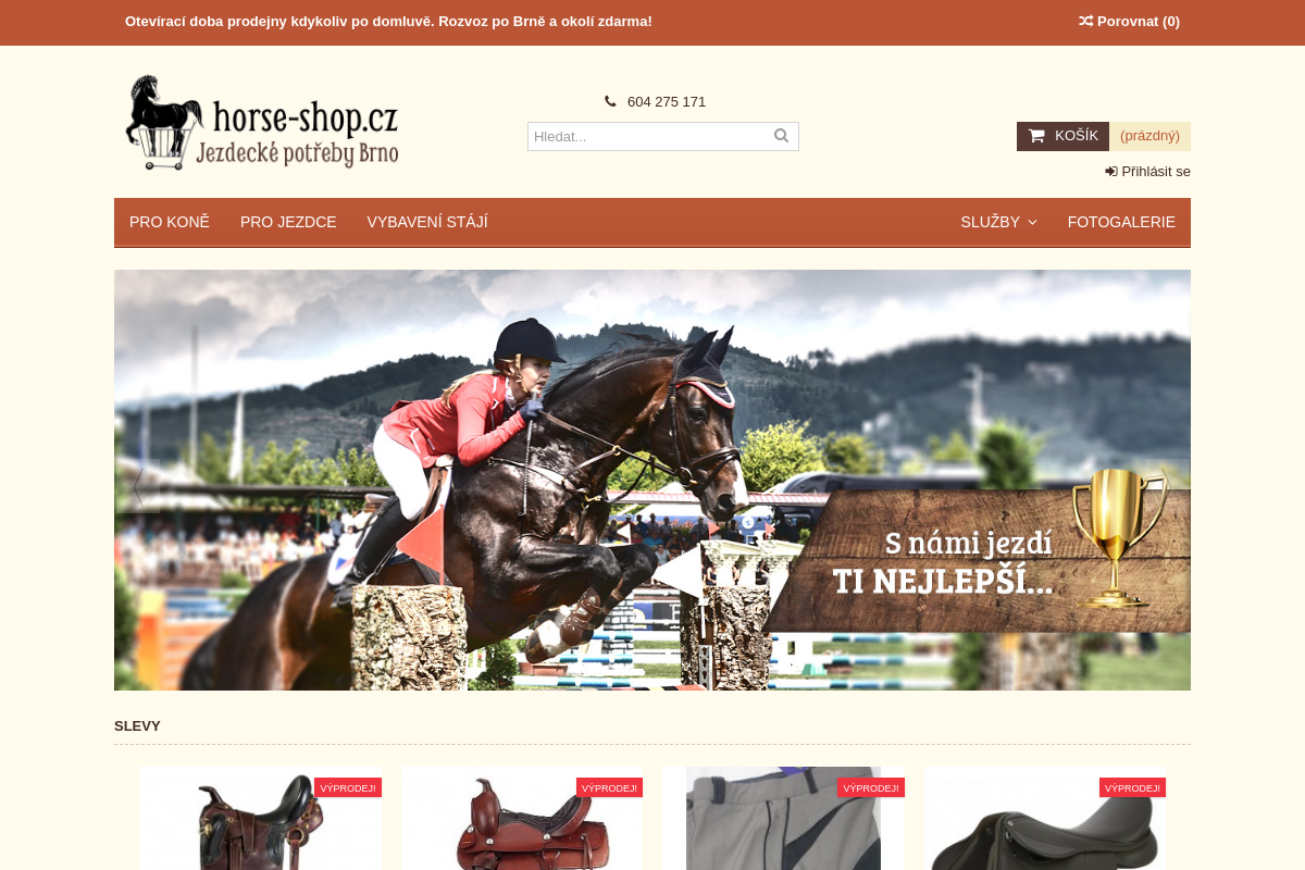 Marcela Jelínková - Jezdecké potřeby hores-shop