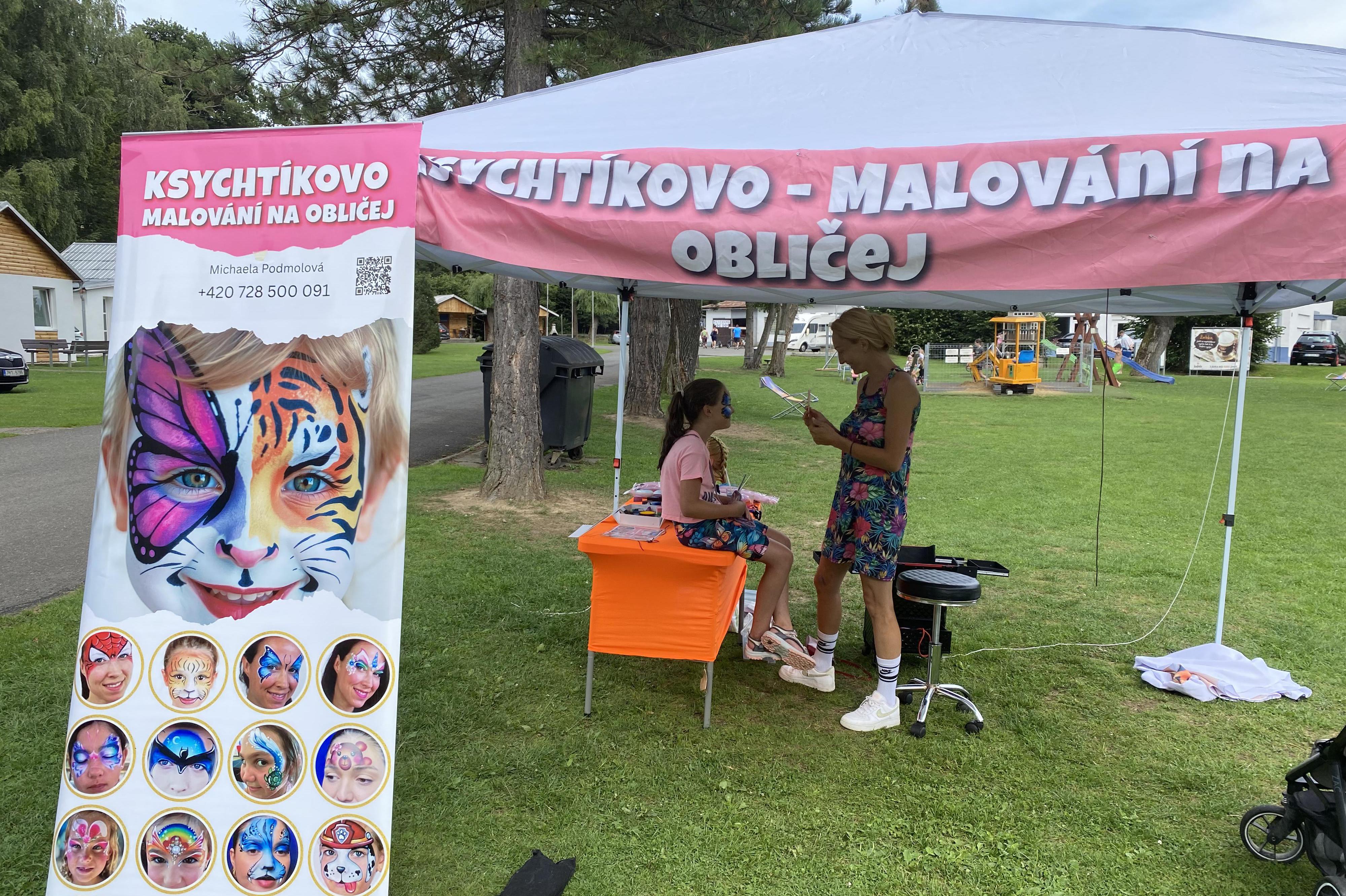 Ksychtíkovo - malování na obličej