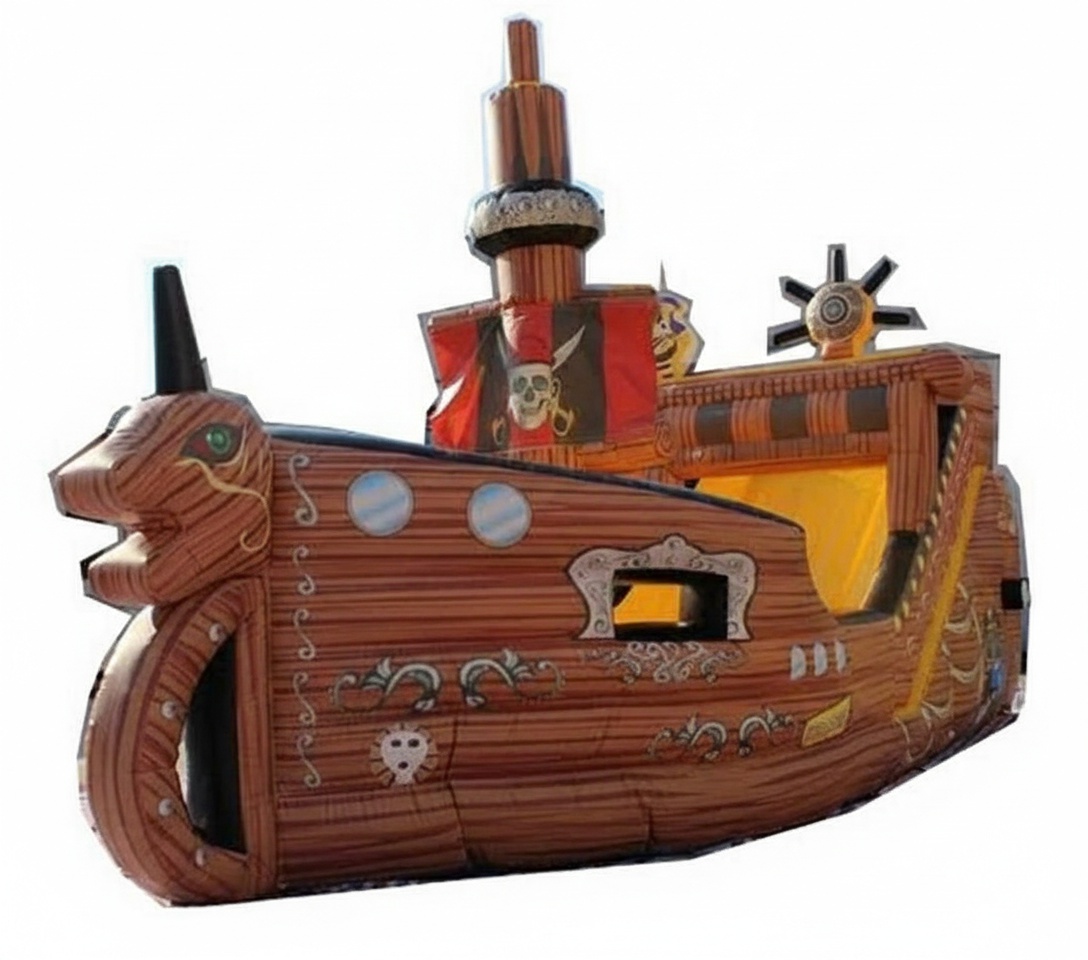 Půjčení skákacího hradu Velká pirátská loď 2 maxi