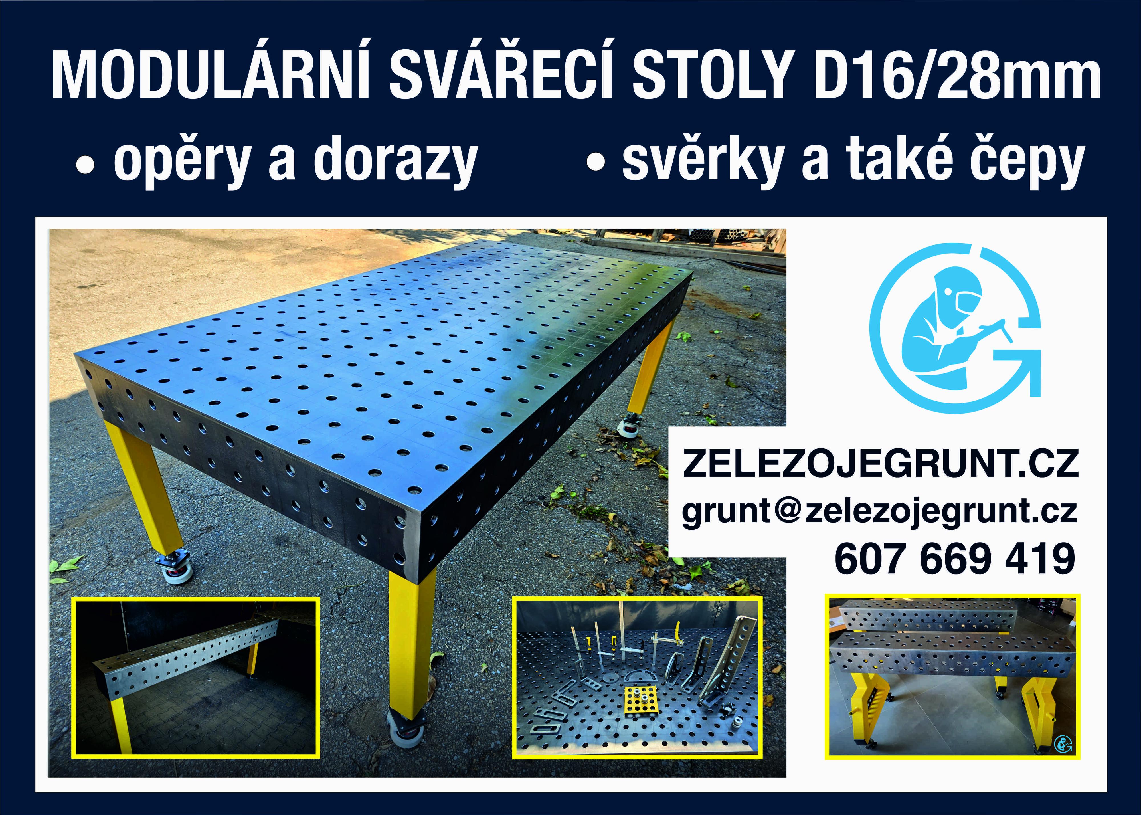 Modulární Svářecí Stoly - ZELEZOJEGRUNT.CZ foto 2