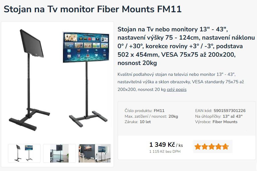 TV stojan Fiber Mounts FM11