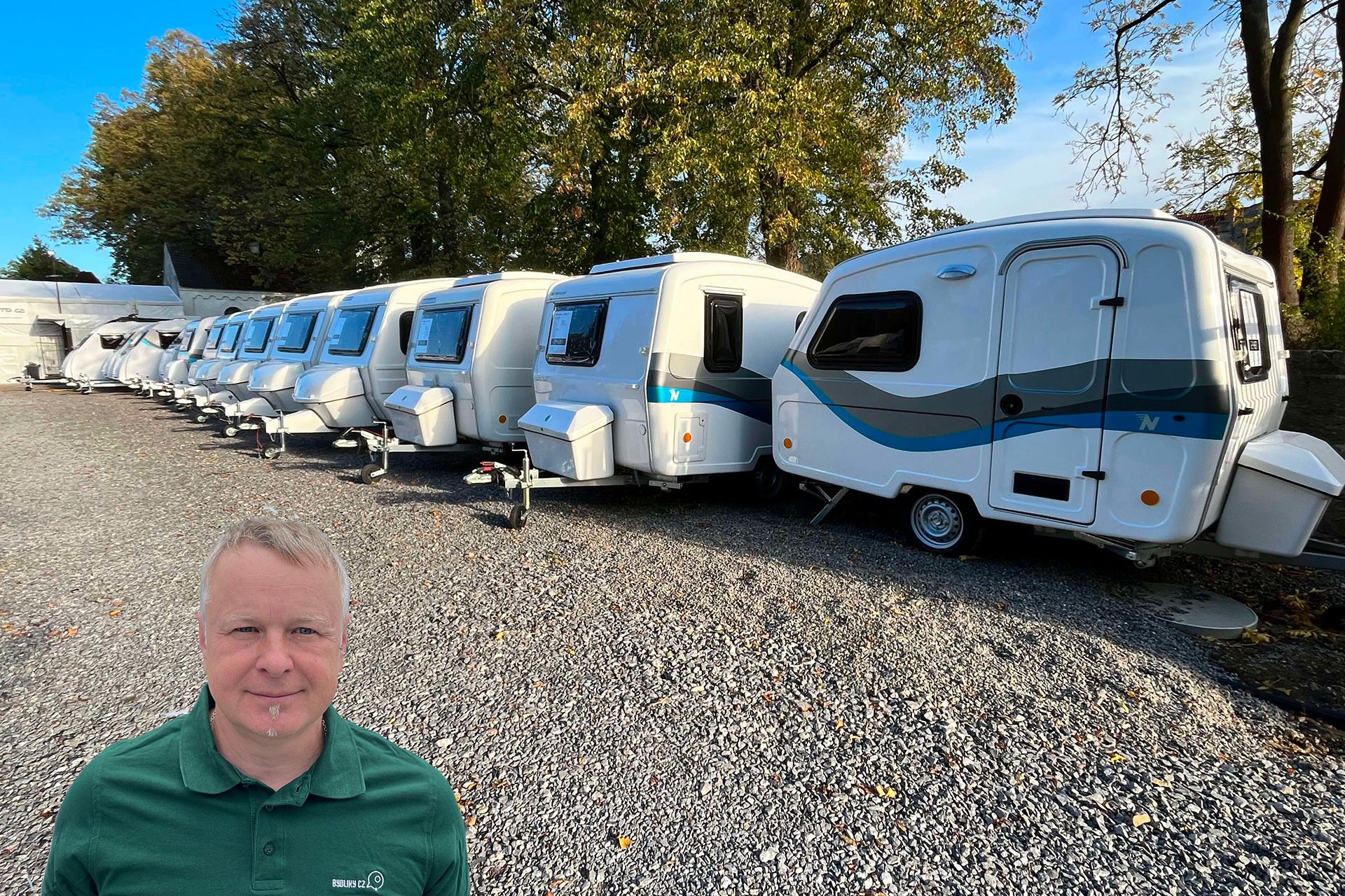 Prodej nových karavanů Niewiadów