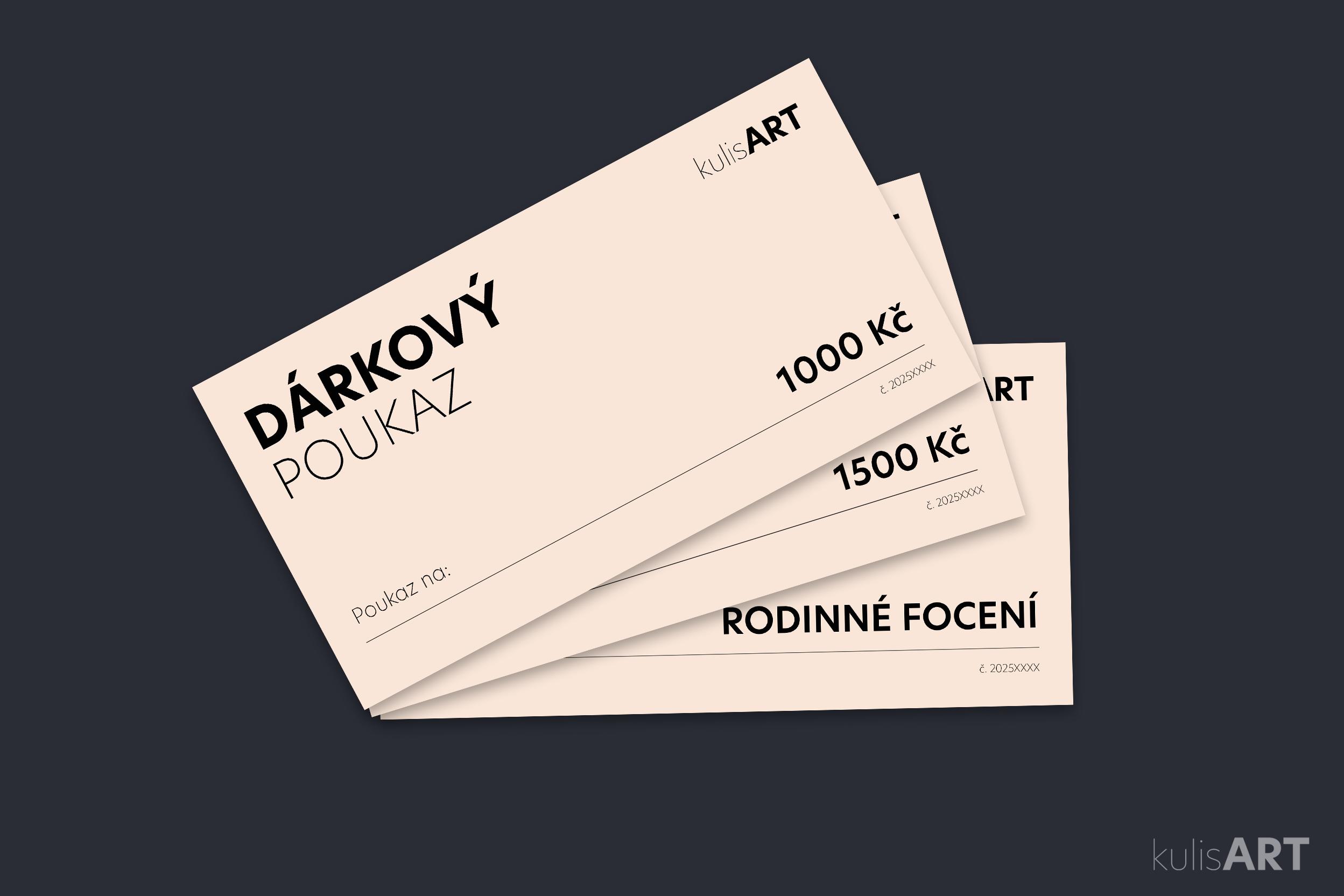 Dárkový poukaz na focení