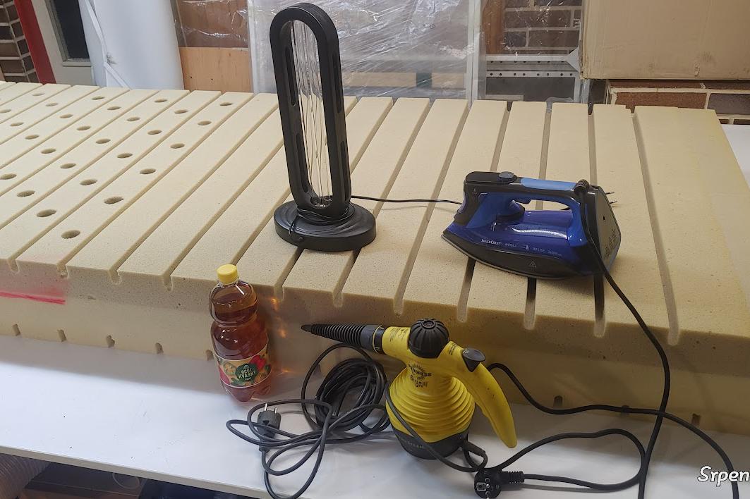 Jádra mých matrací jsou plně čistitelná párou.