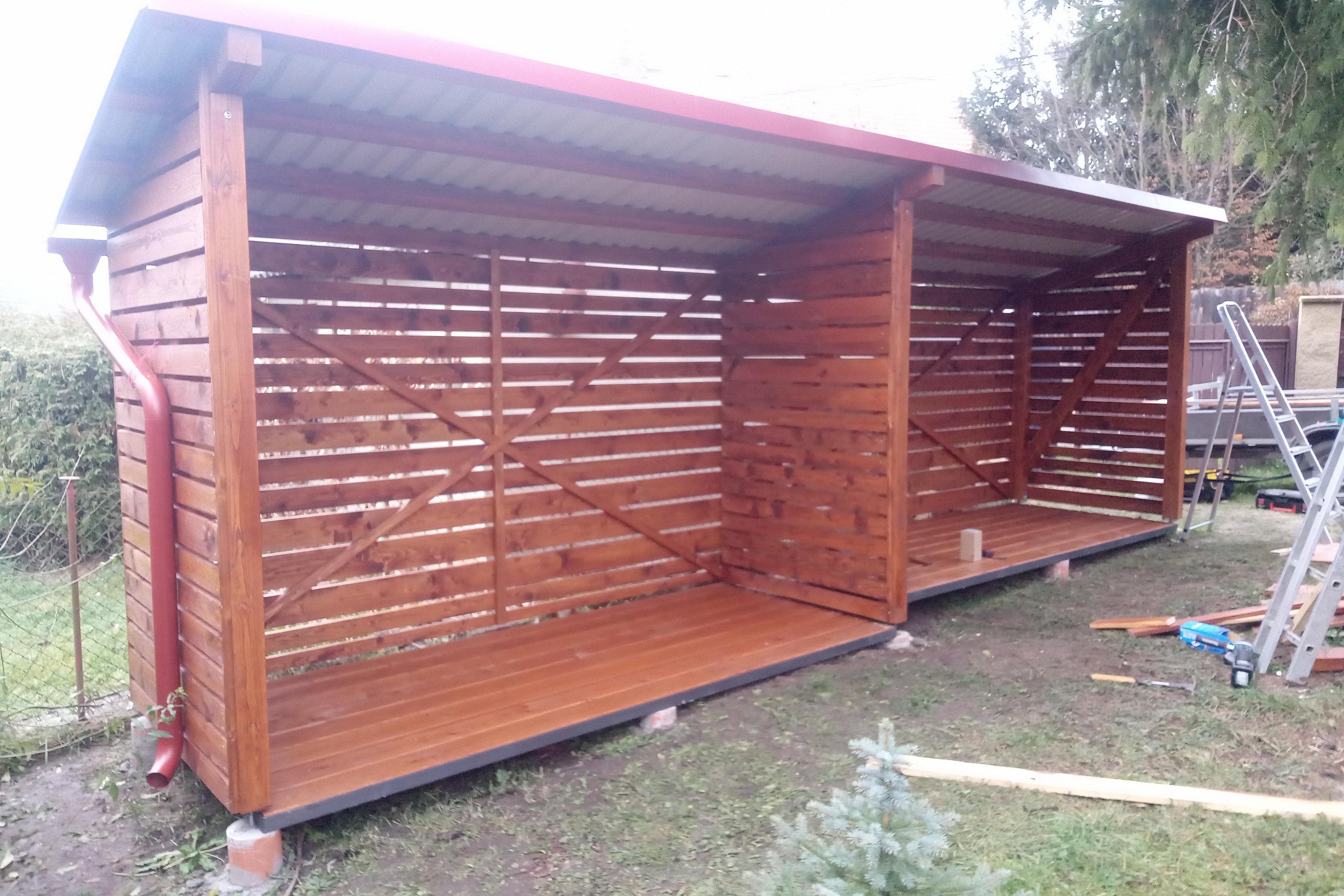 Modulové dřevníky na klíč