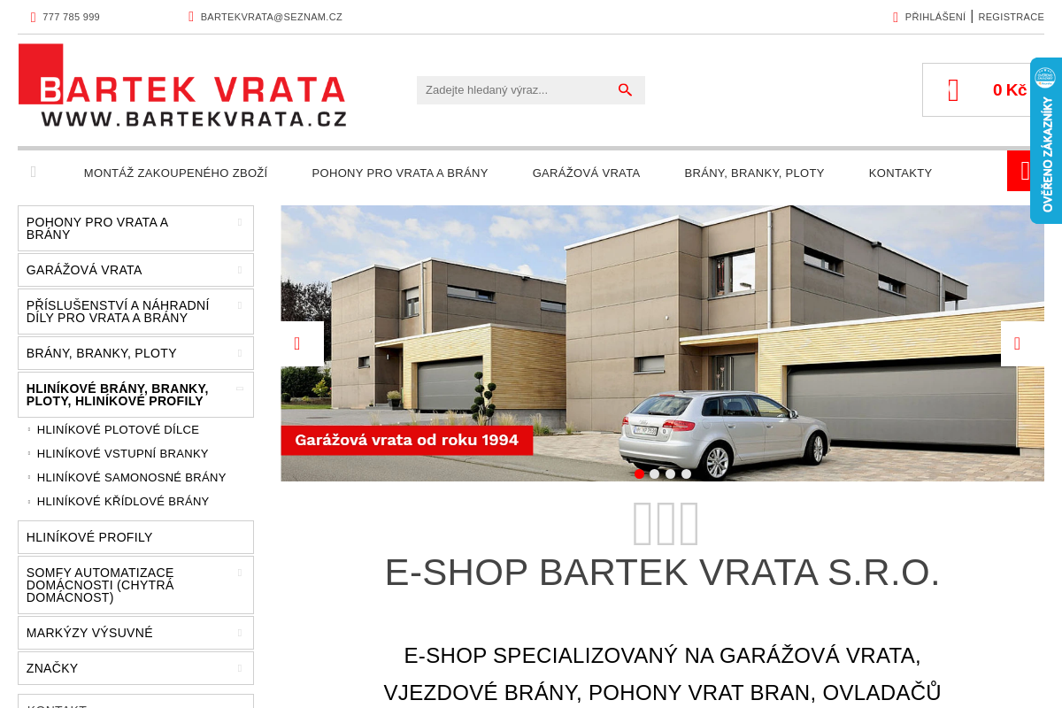E shop Bartekvrata-s-r-o.cz foto 1