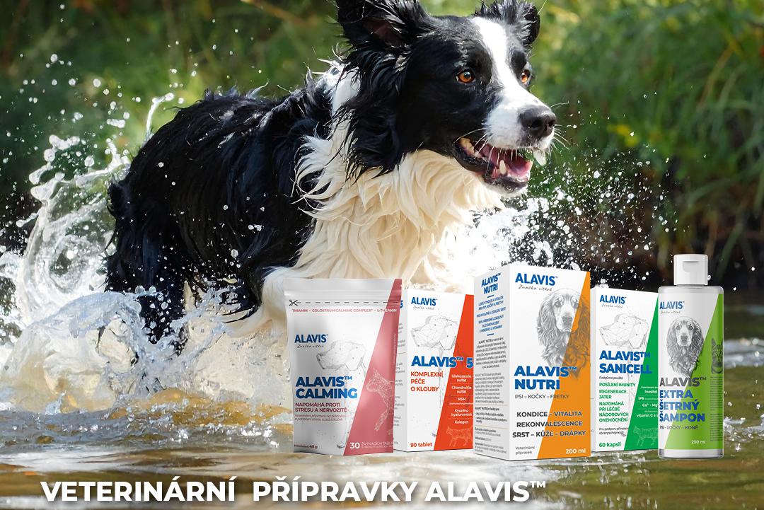 Alavis veterinární přípravky pro psy, kočky a koně