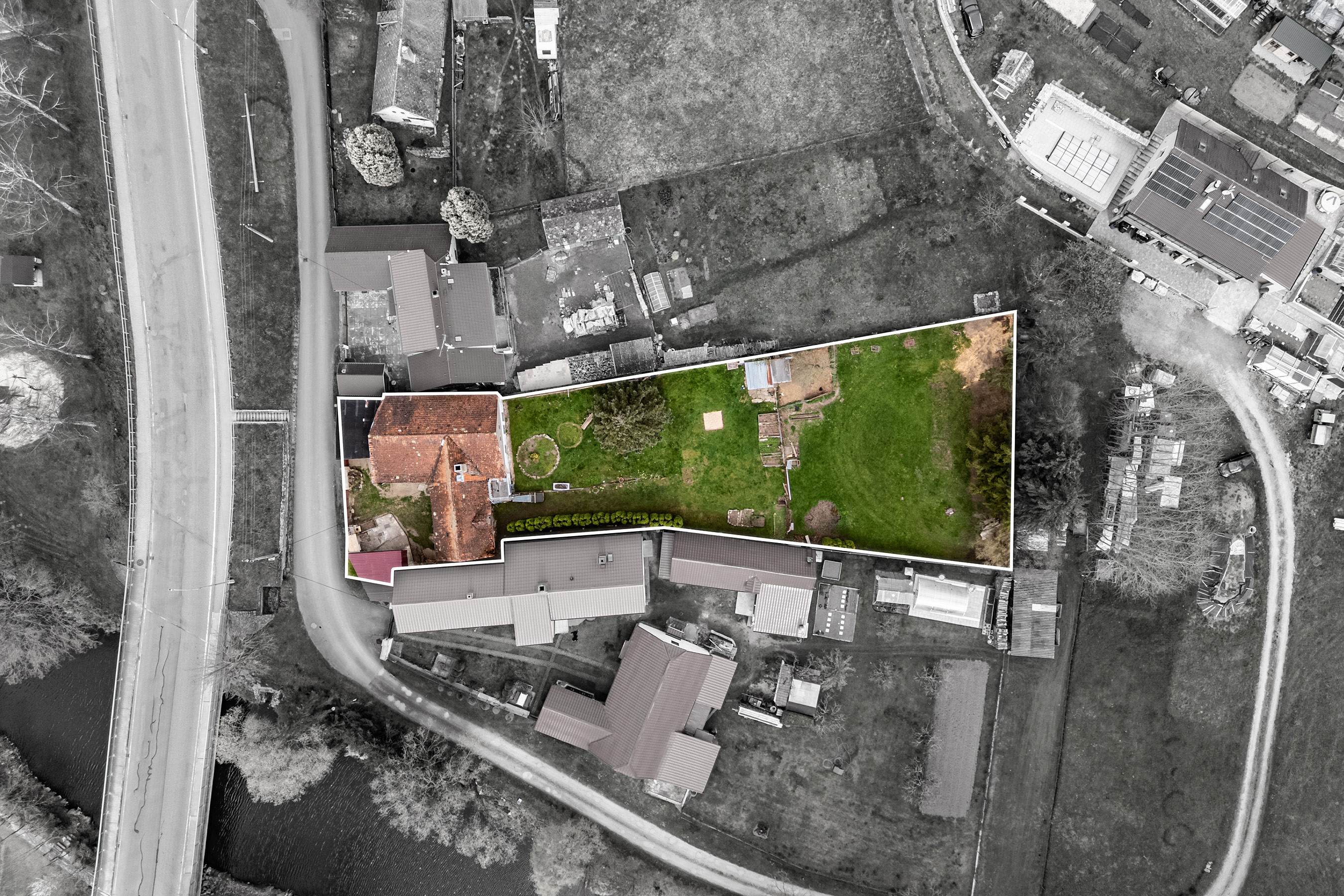 Prodej domu se zahradou 1480m2 - Dolní Ostrovec/PI