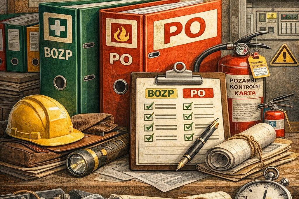 Dokumentace BOZP, PO  pro vaše provozovny.