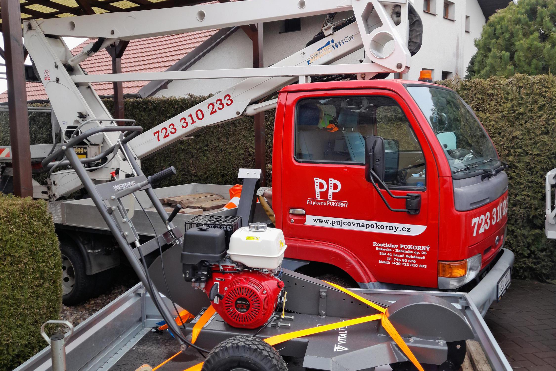 Půjčovna Pokorný- výškové práce