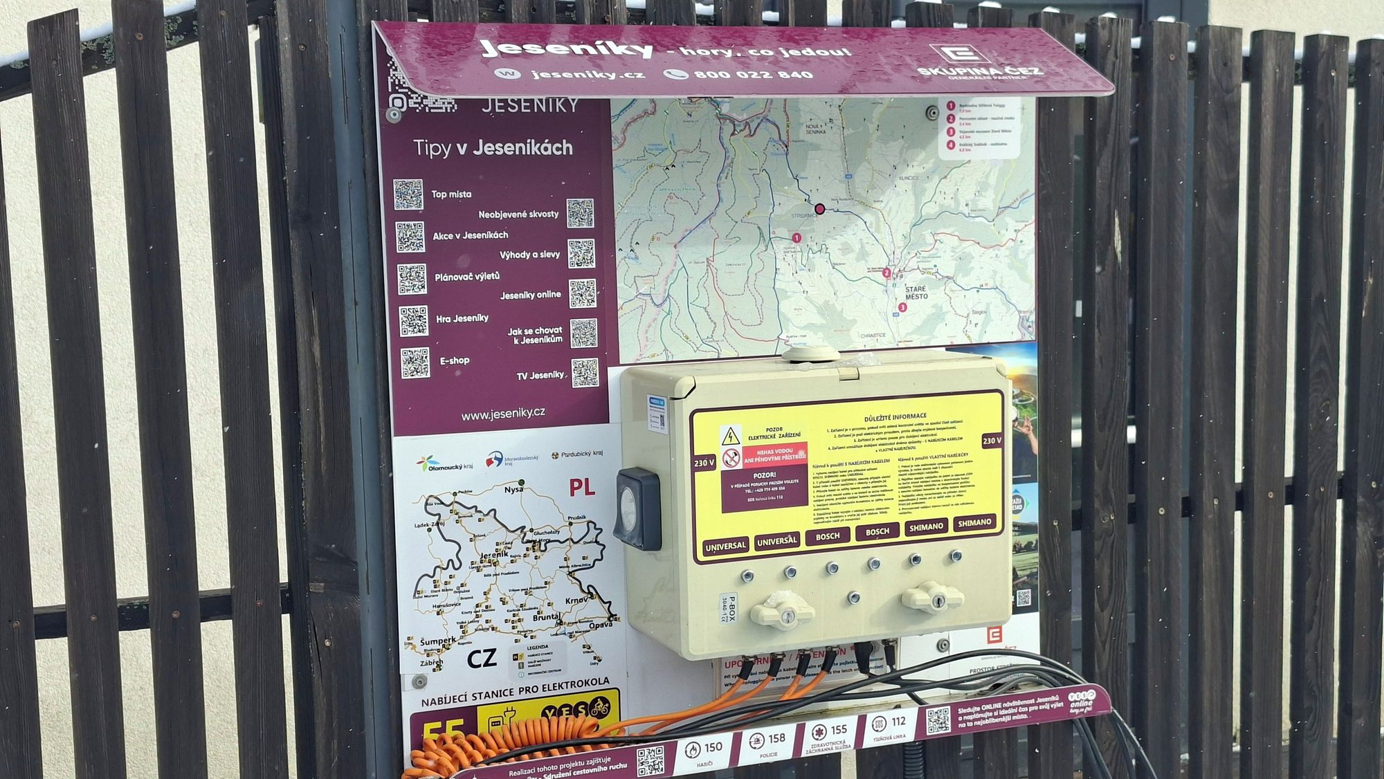 Dobíjecí zásuvka pro elektrokola