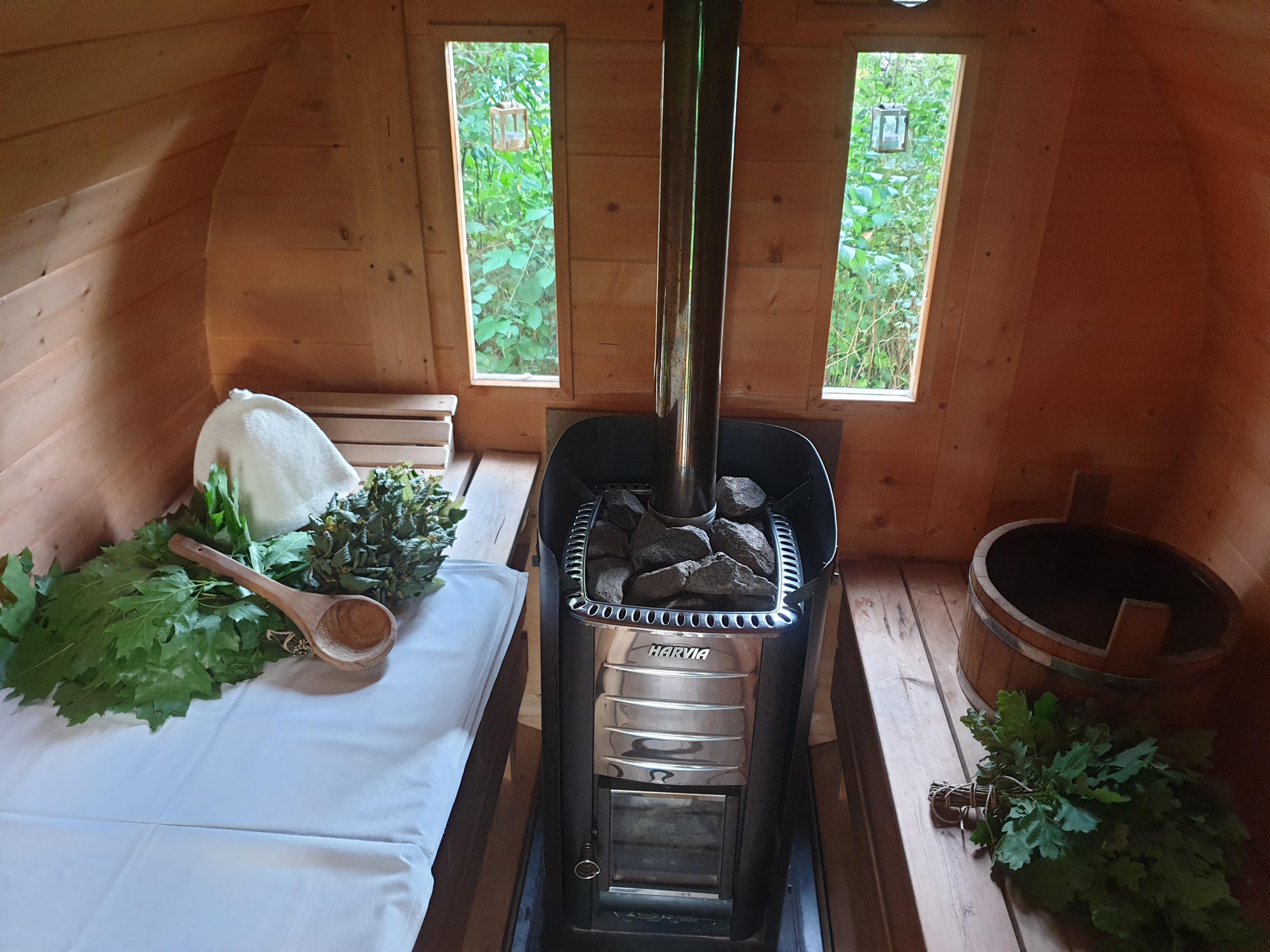 Vstup do Aroma sauny s průvodcem