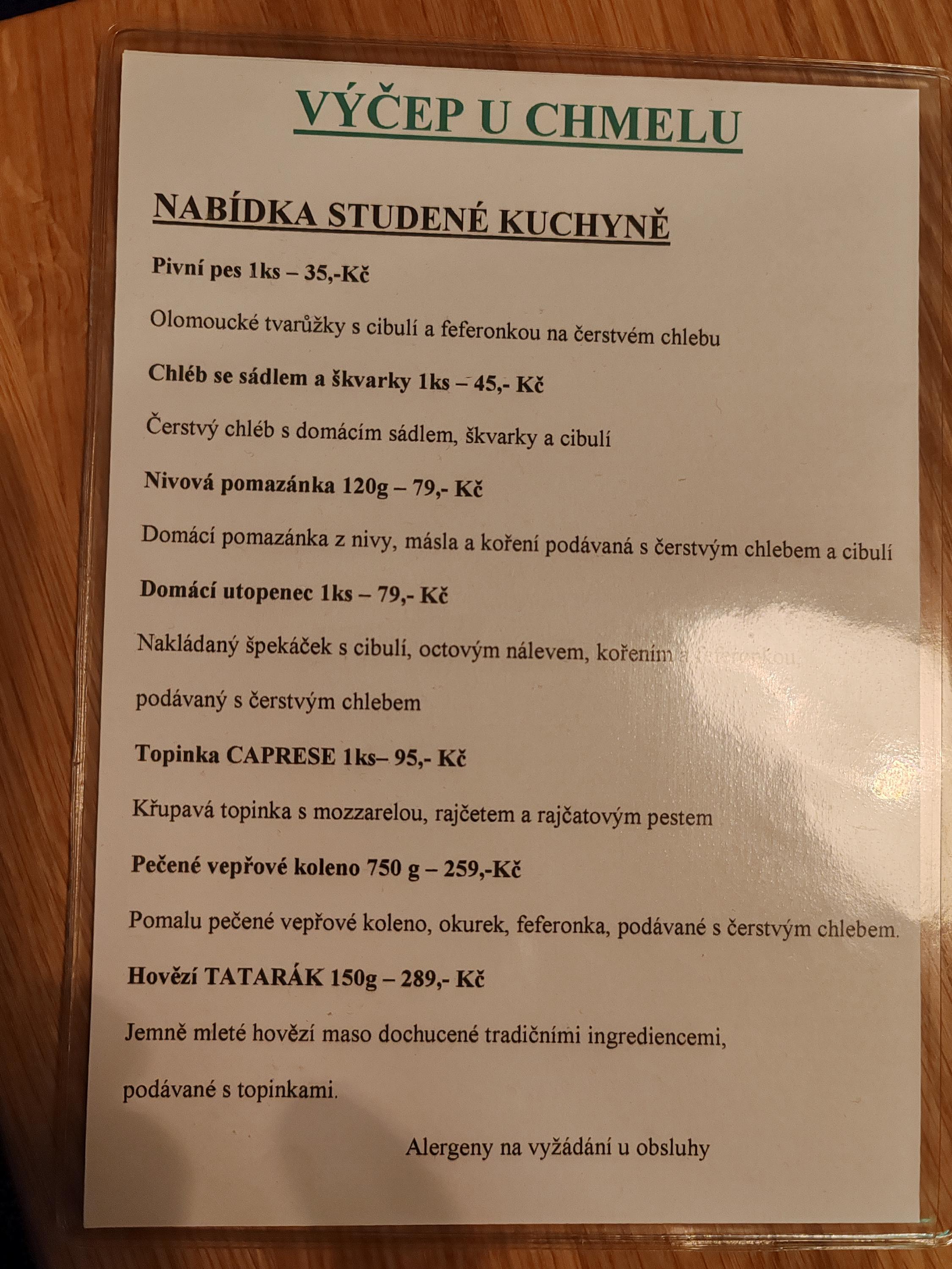 Výčep u Chmelu