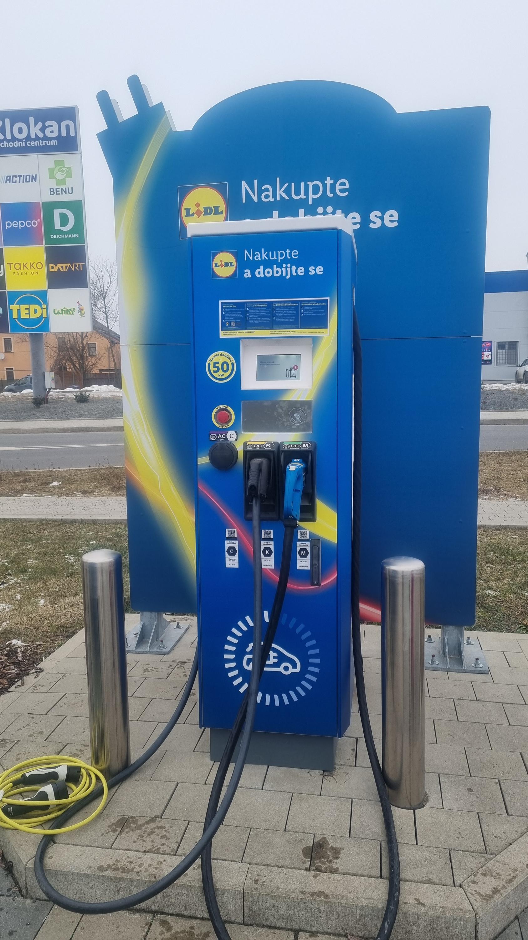 Nabíjecí stanice Lidl foto 2