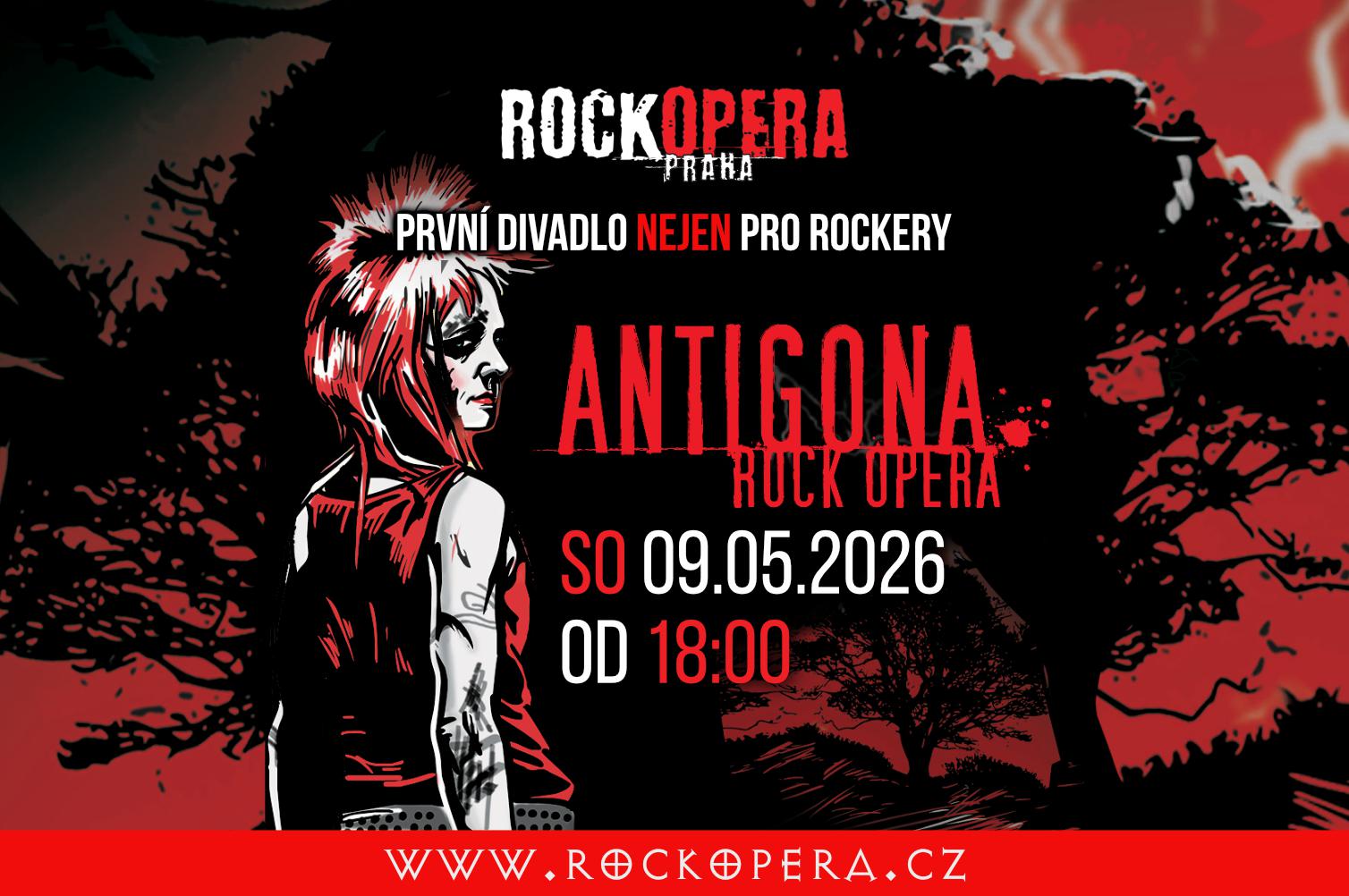 Antigona | RockOpera Praha