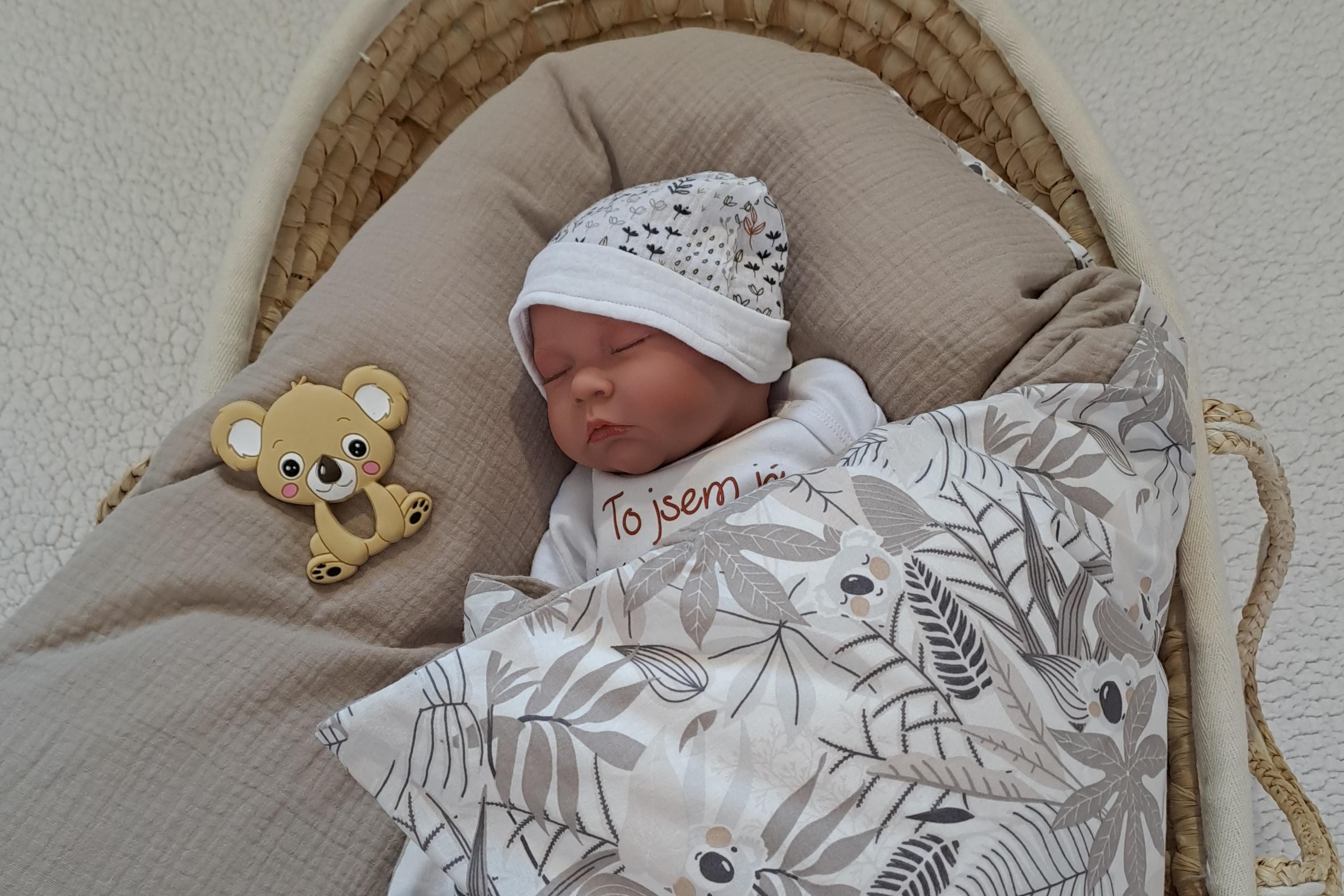 Péřová zavinovačka Koala béžová
