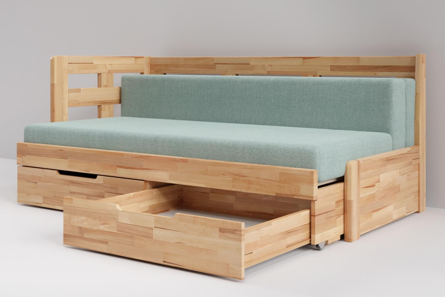 Opereta rozkládací postel z masivu