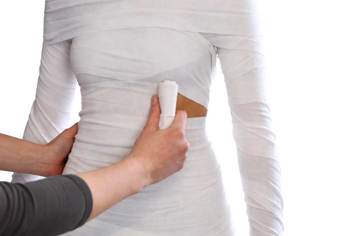 Celotělová detoxikační bandáž