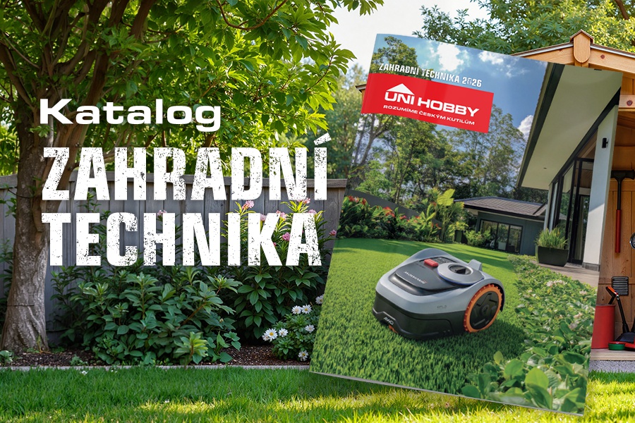 Katalog zahradní techniky 2026