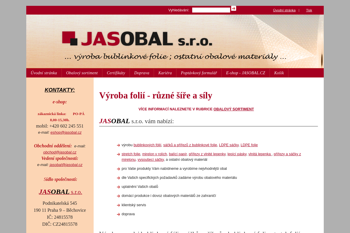JASOBAL.CZ