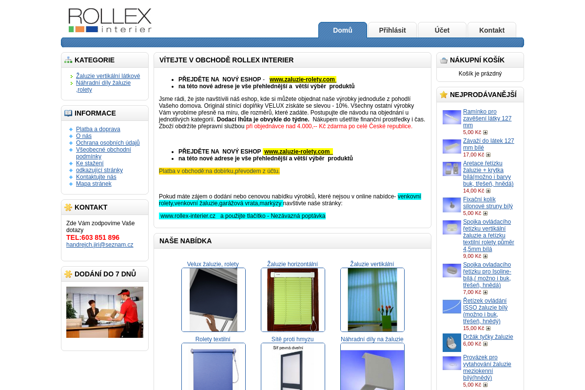 Rollex-rolety.cz
