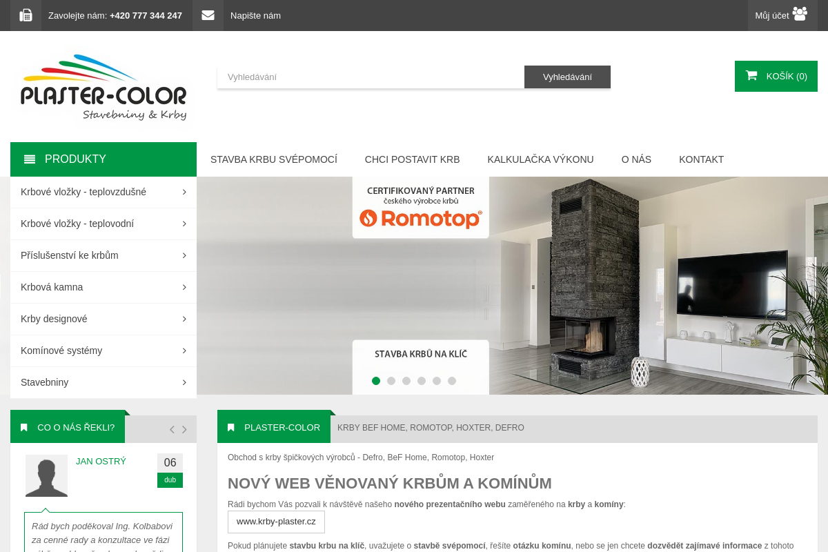 PLASTER-COLOR, Krby & Stavebniny