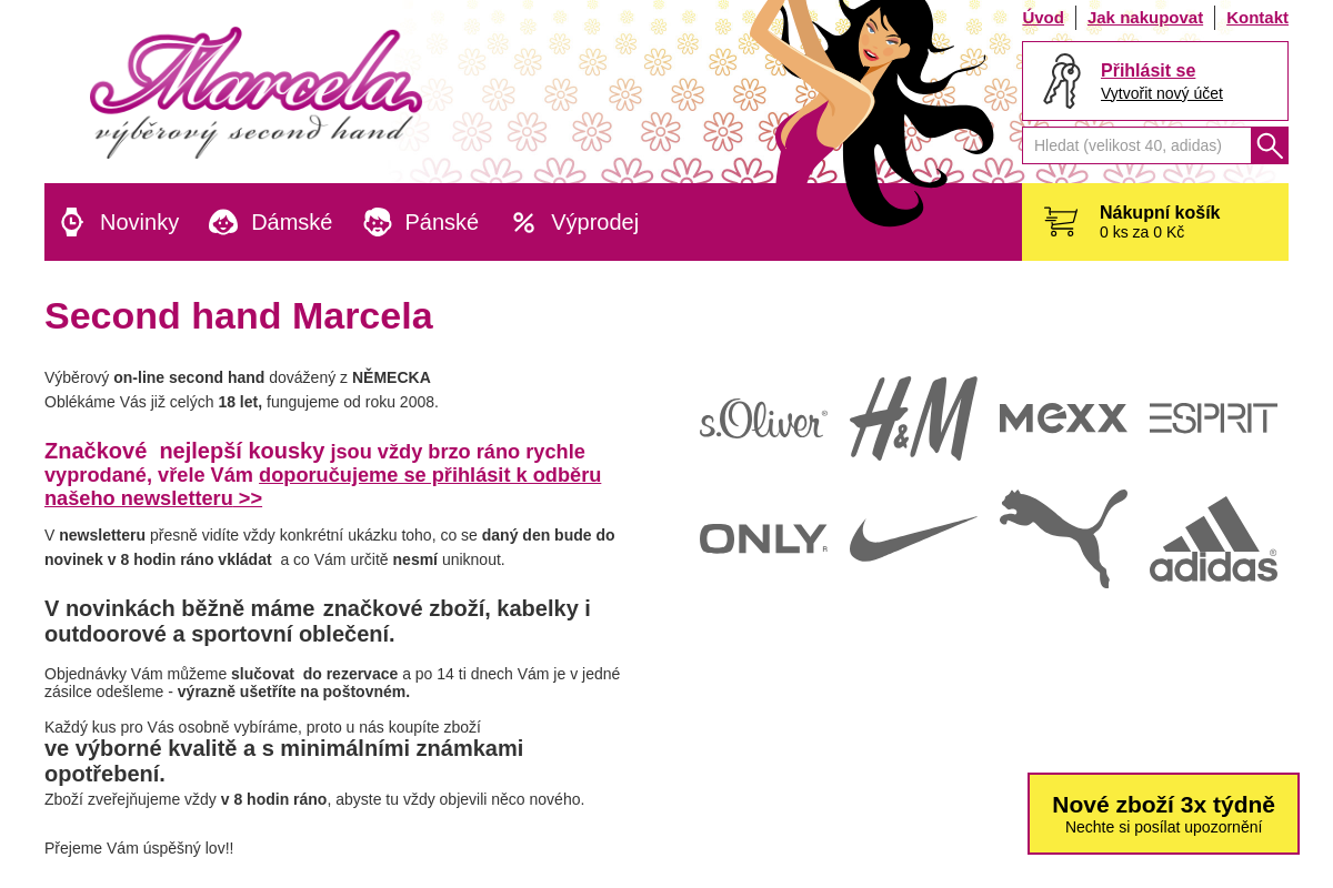 Secondhand-marcela.cz