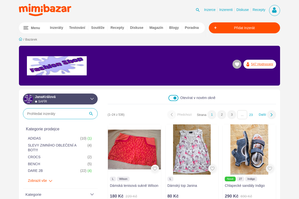 Jana Králová Fashion Shop