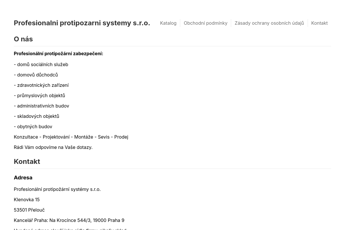 Protipozarni-systemy.com