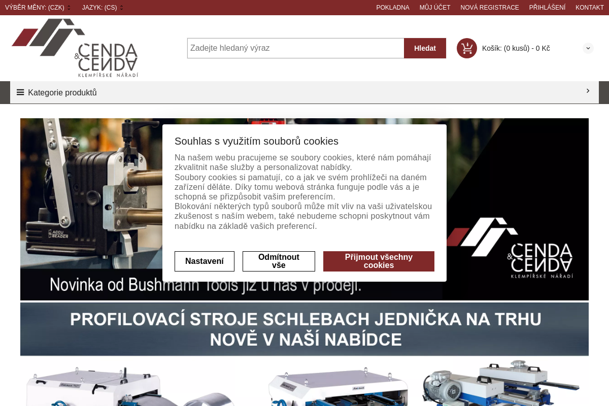 Klempířské nářadí - Čenda a Čenda