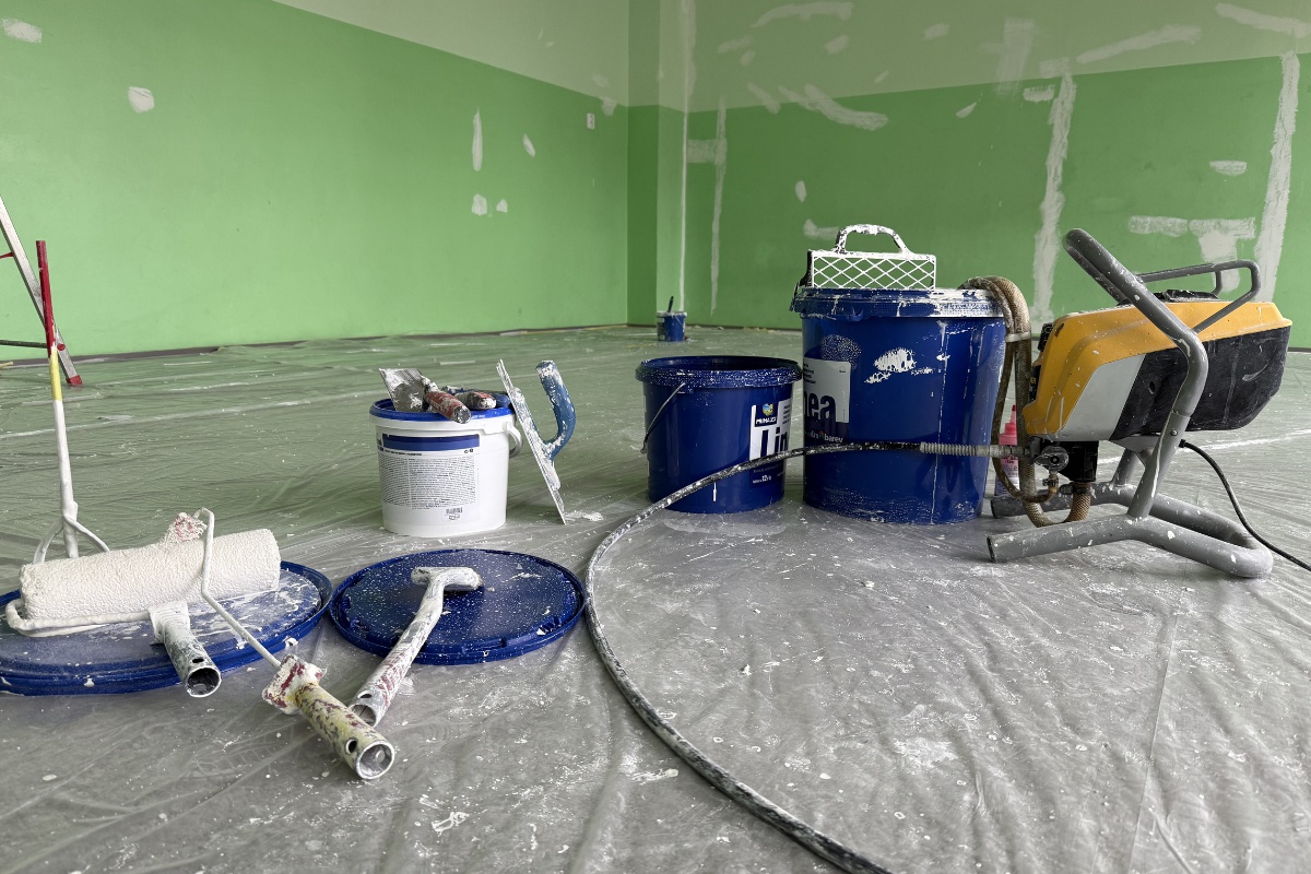 Malujeme srdcem - malířské práce