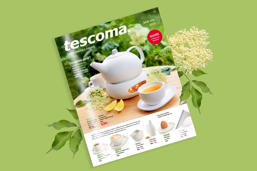 Akční jarní leták vás naladí na jaro