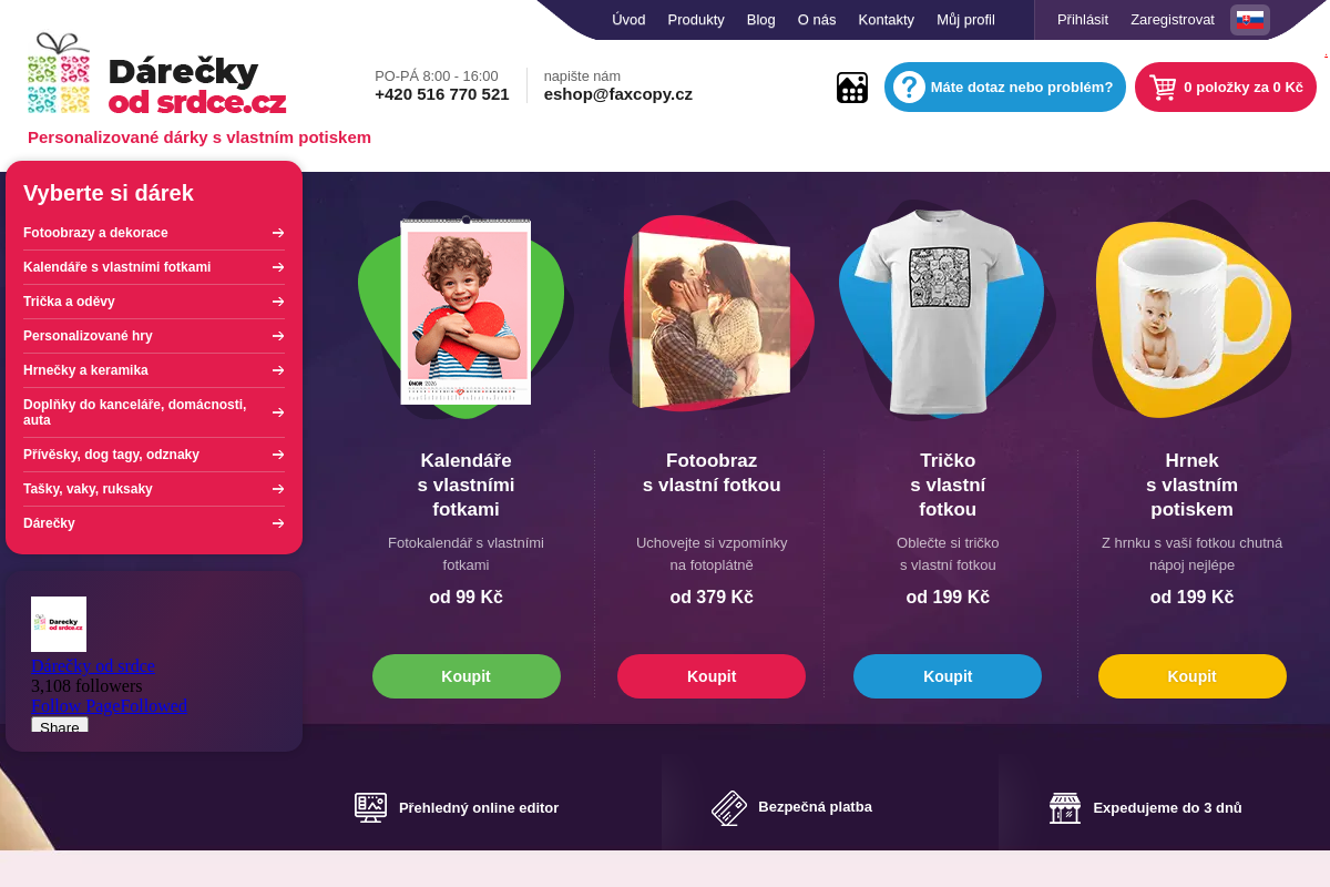 Dárečky od srdce.cz