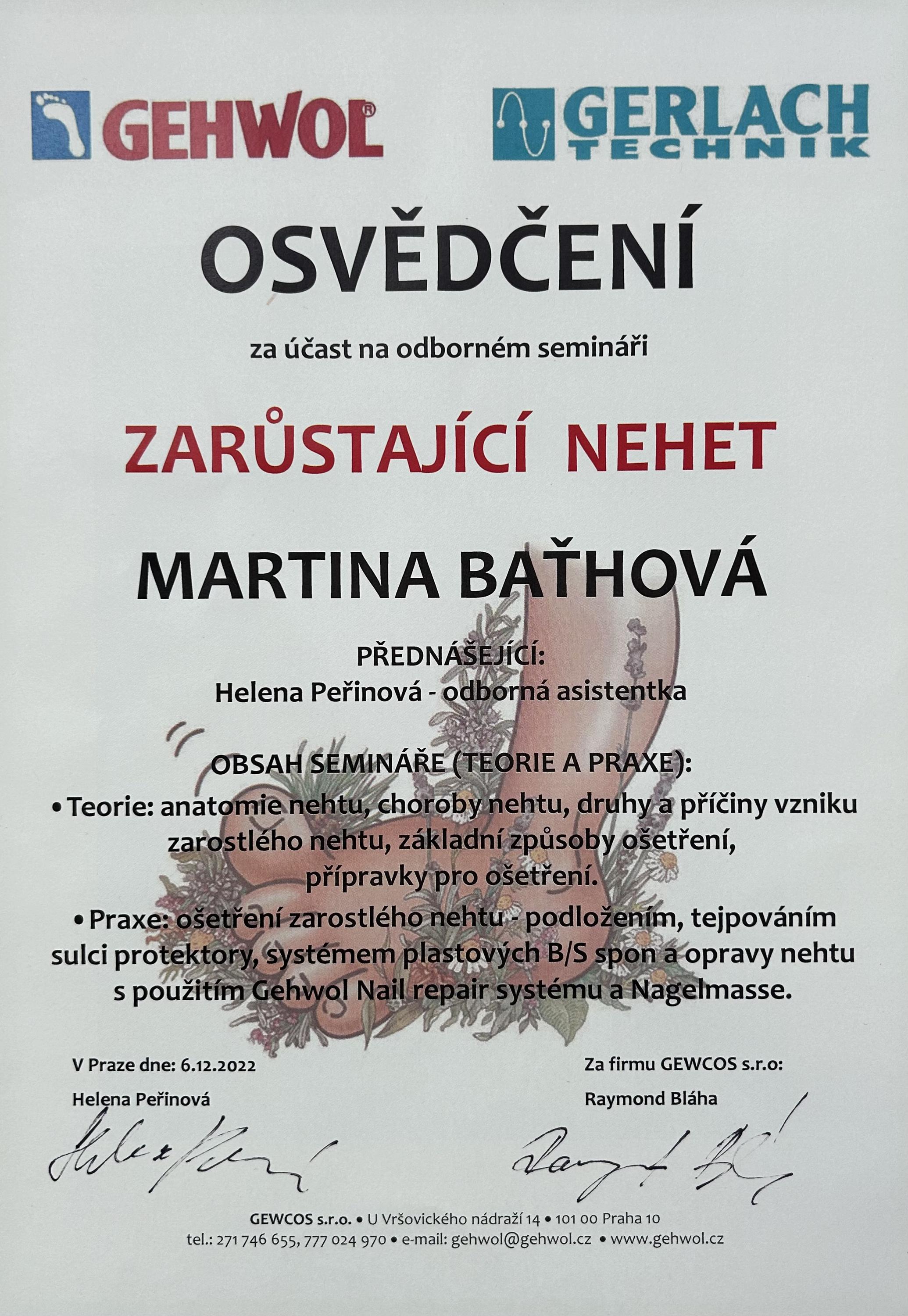 Pedikúra Martina foto 2