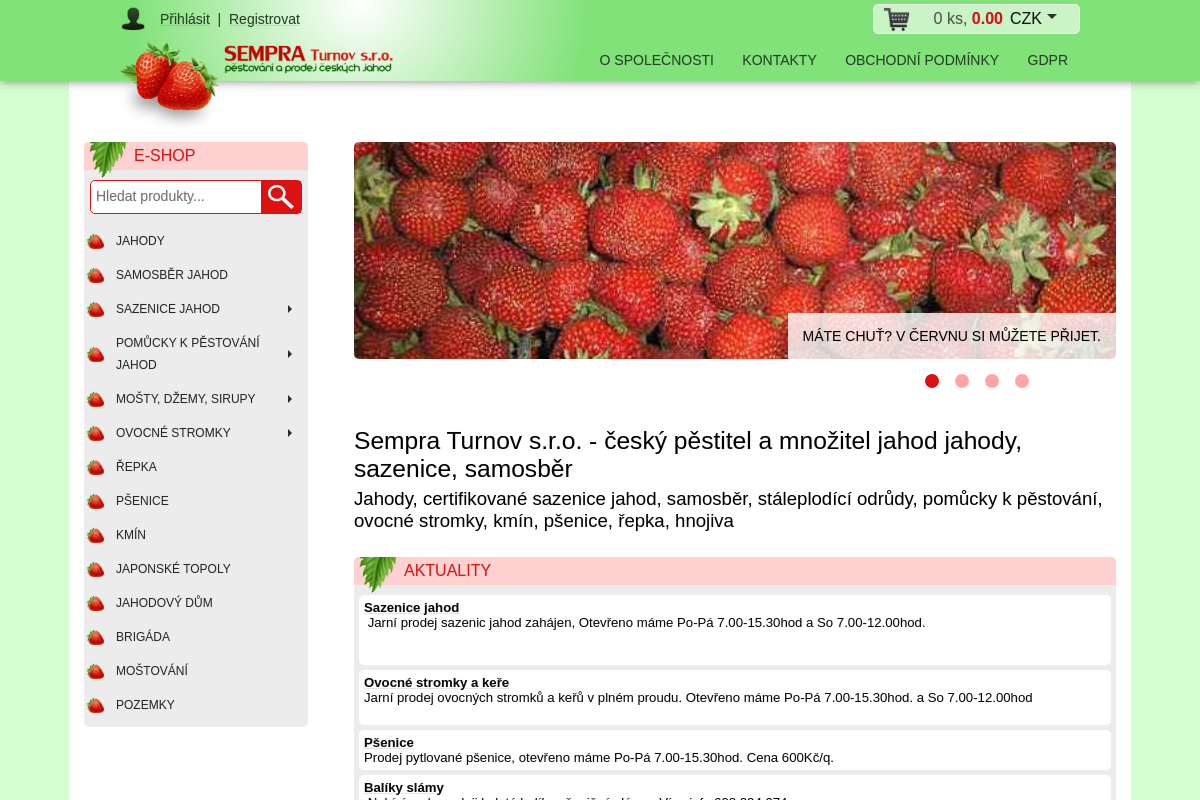 JAHODY - SEMPRA TURNOV