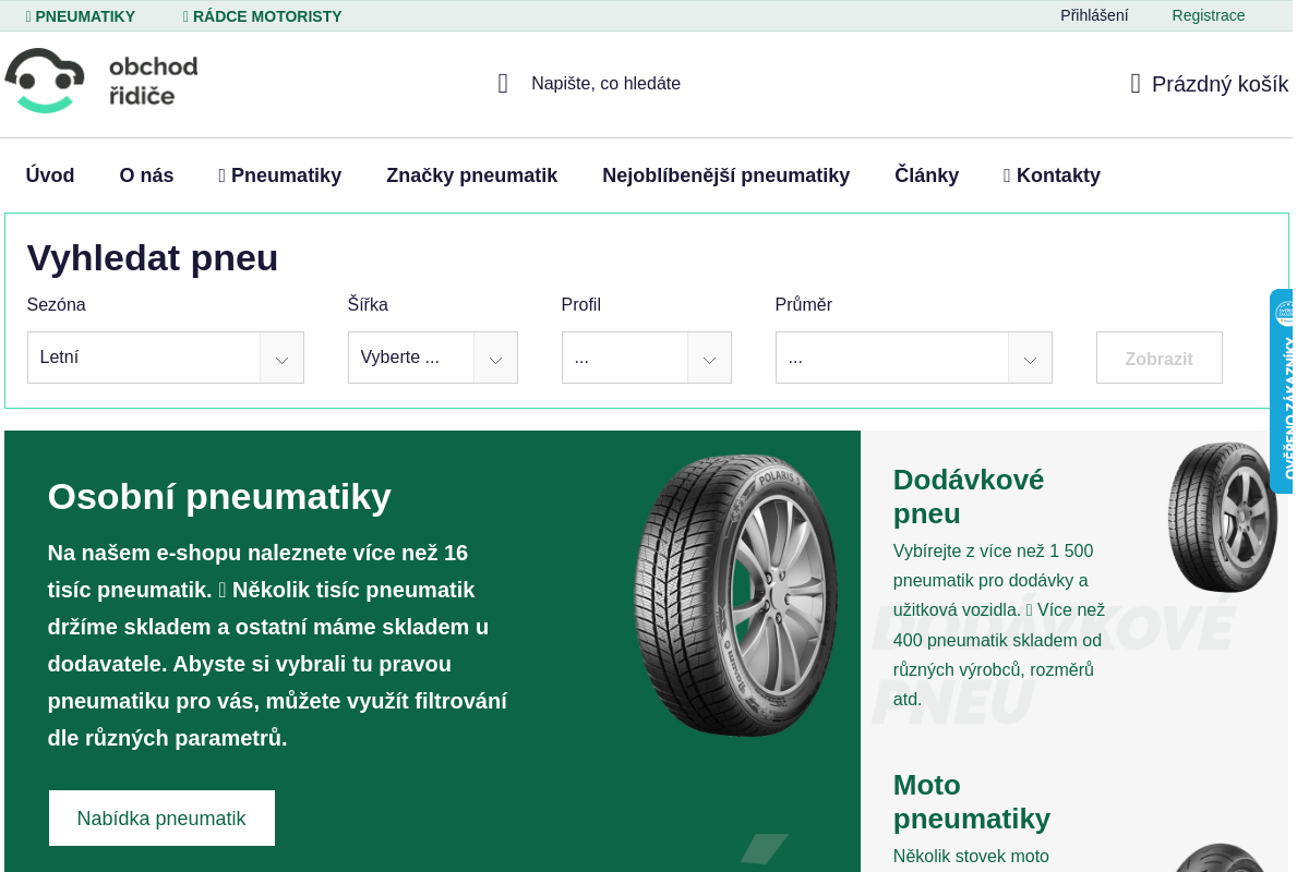 Pneu.obchodridice.cz