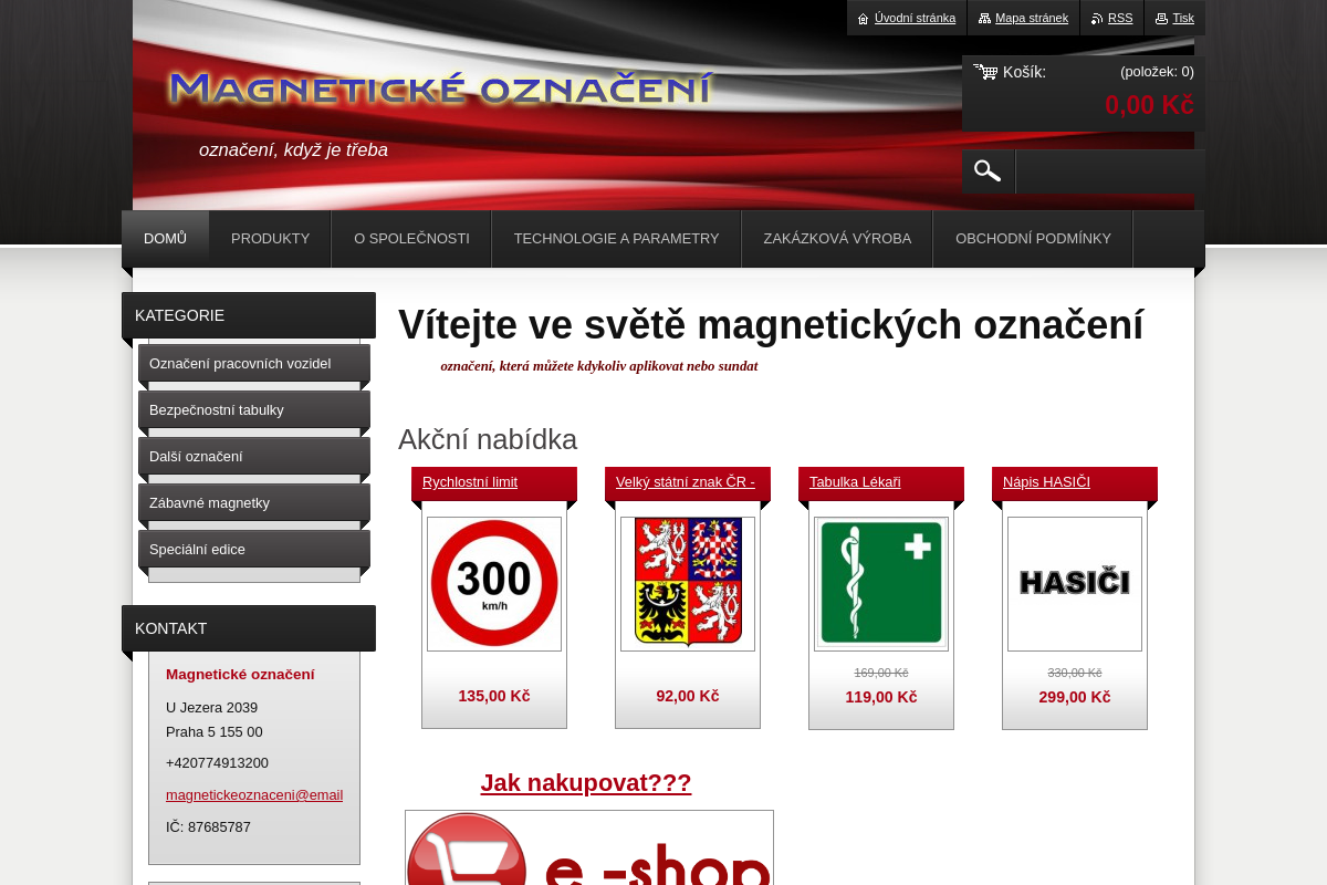 Magnetické označení