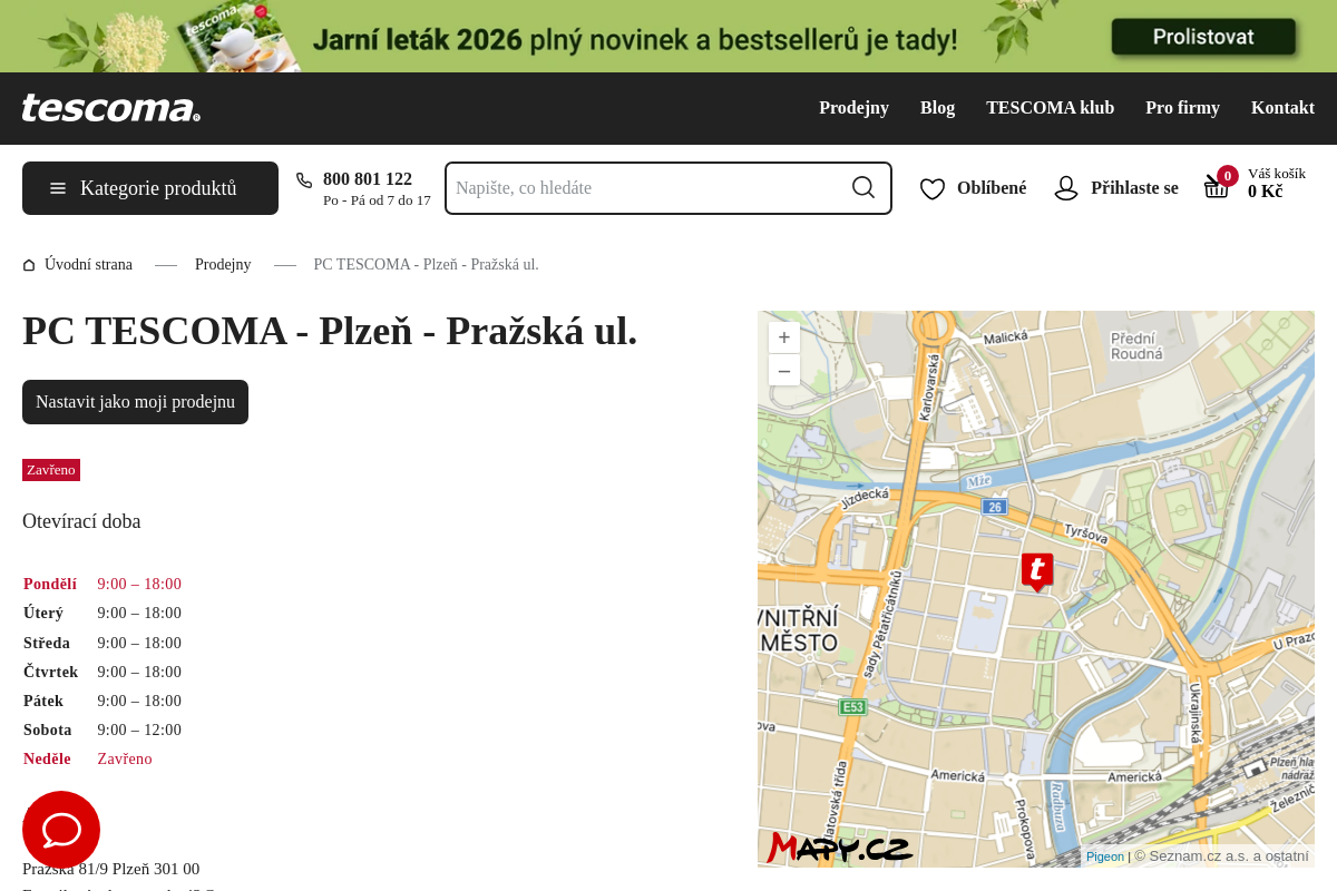 Prodejní centrum TESCOMA