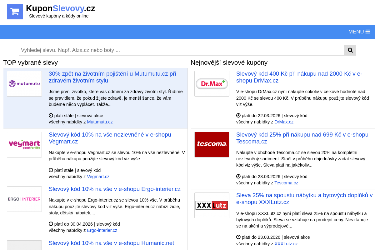 KuponSlevovy.cz